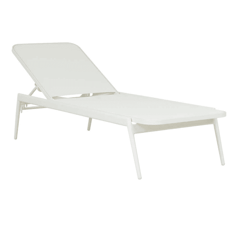 White Portsea Classic Sunbed