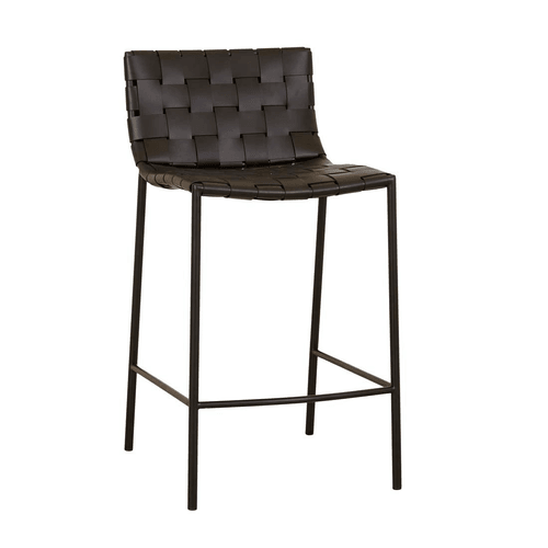 Jet Black/Matt Black Everly Barstool