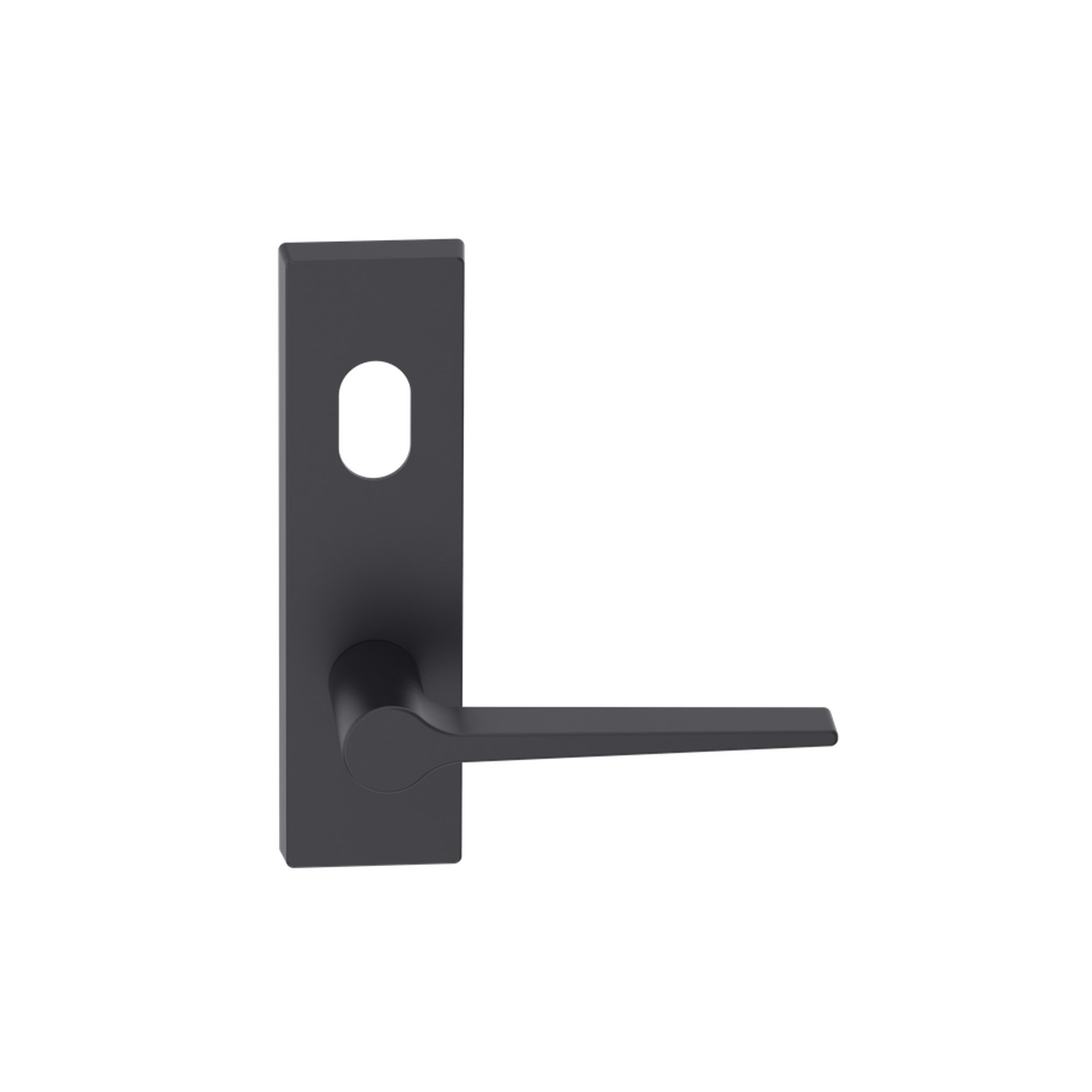 Rectangular Plate Lever 14 Cylinder/Concealed BLK ArchiPro AU