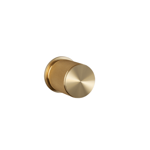Brass Buster+Punch Cross Door Knob