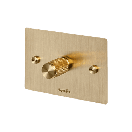 Brass Buster+Punch Dimmer Switch