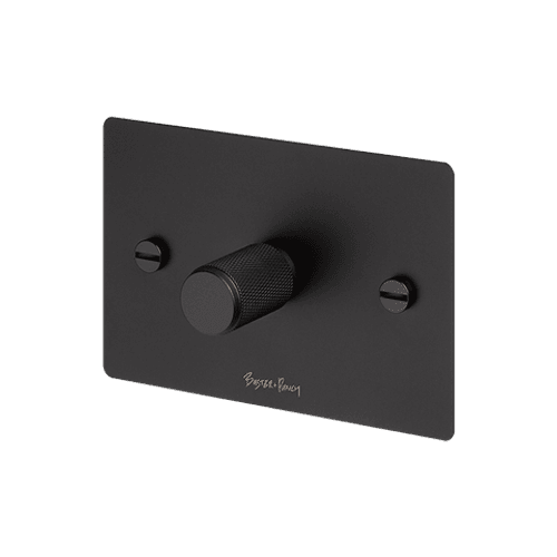 Black Buster+Punch Dimmer Switch