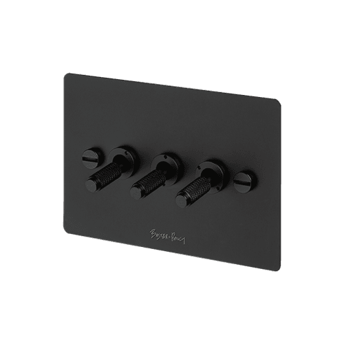 Black Buster+Punch 3 Toggle Switch