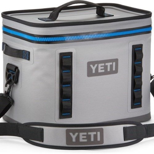 Fog Gray / Tahoe Blue YETI® Hopper Flip 18 Cooler Bag