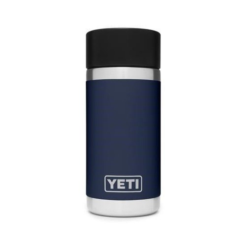Navy YETI® 12 oz Bottle With Hot Shot Cap