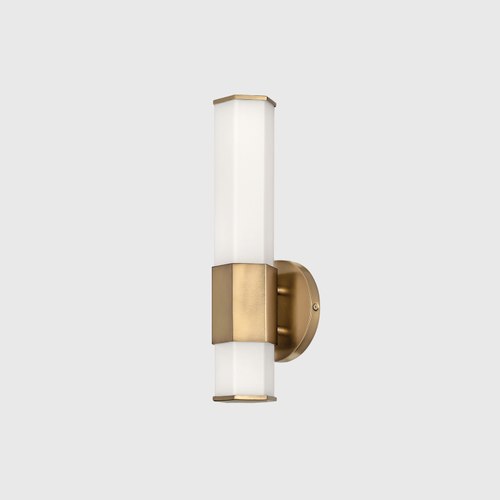 Heritage Brass Facet Wall Light
