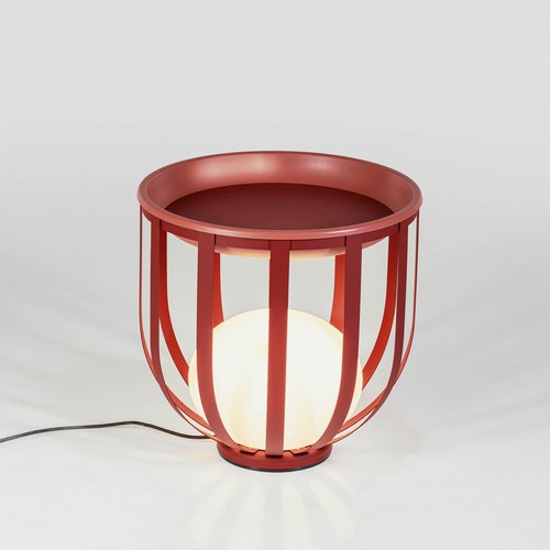 Oxide Red Bols Outdoor Floor Lamp