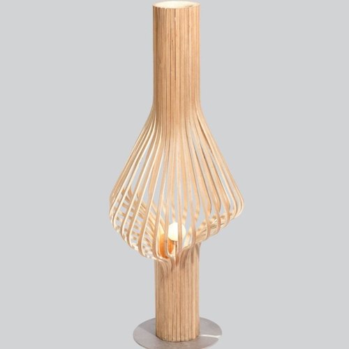 Oak Diva Floor Lamp
