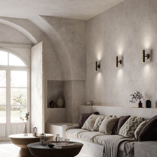 Antique Brass Girasoli Double Wall Light