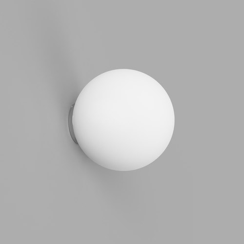 Chrome Orb Mirror Wall Light