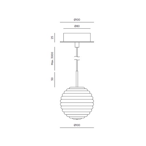 Matte Black Doul Pendant Light