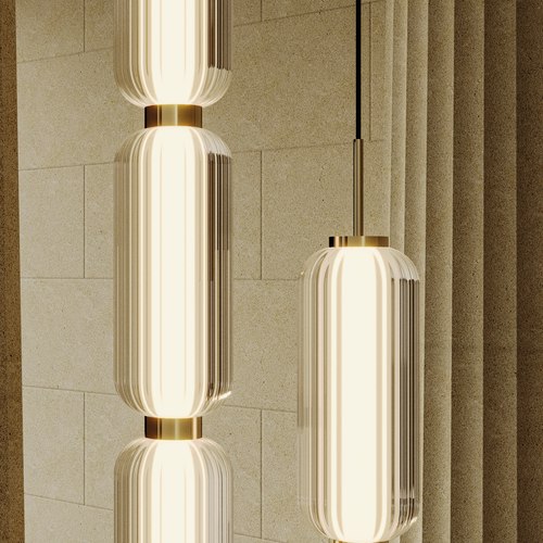 Matte Brass Elma 3lt Pendant Light