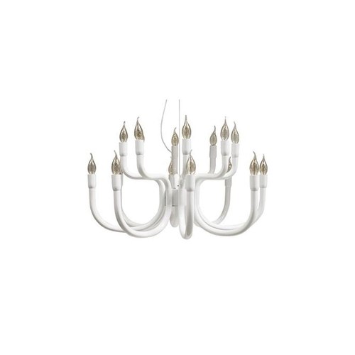 White Snoob Chandelier