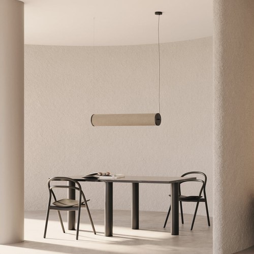 Cream Nooi Linear Pendant Light