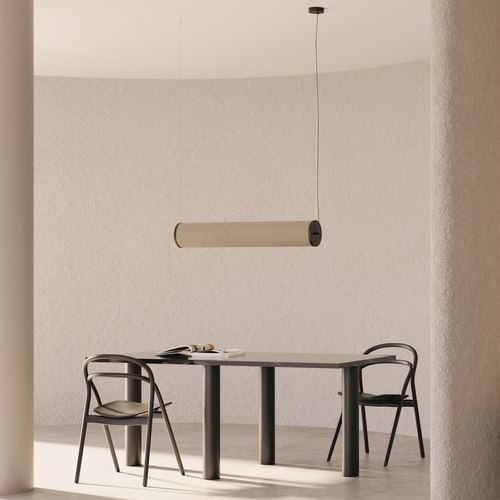 Cream Nooi Linear Pendant Light