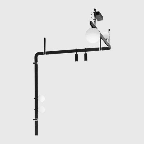 Matte Black Stant Wall Light