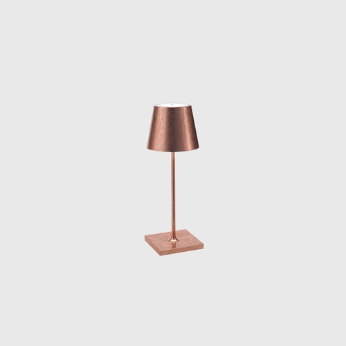 Copper Leaf Poldina Mini Metallic Table Lamp