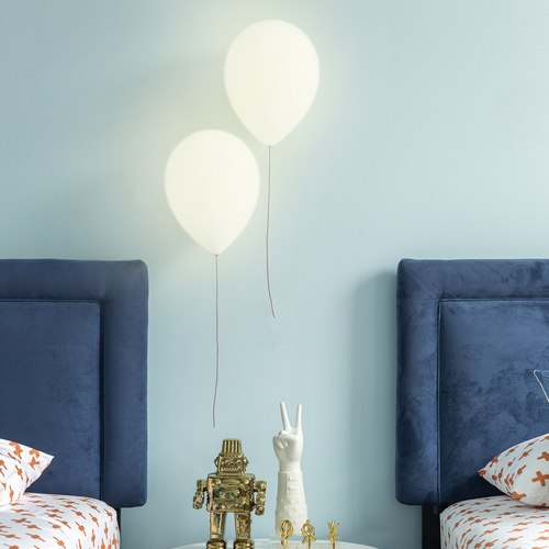 White Balloon Wall Light