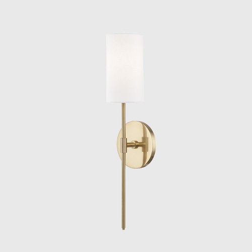 Aged Brass Olivia Wall Light