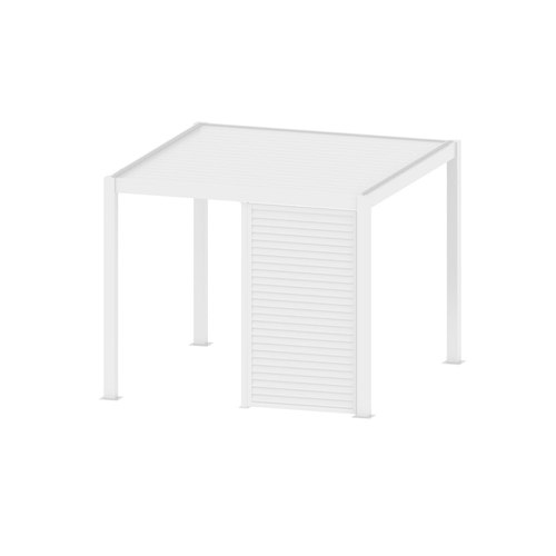White Waihi&Hahei Pergola Shutter Wall