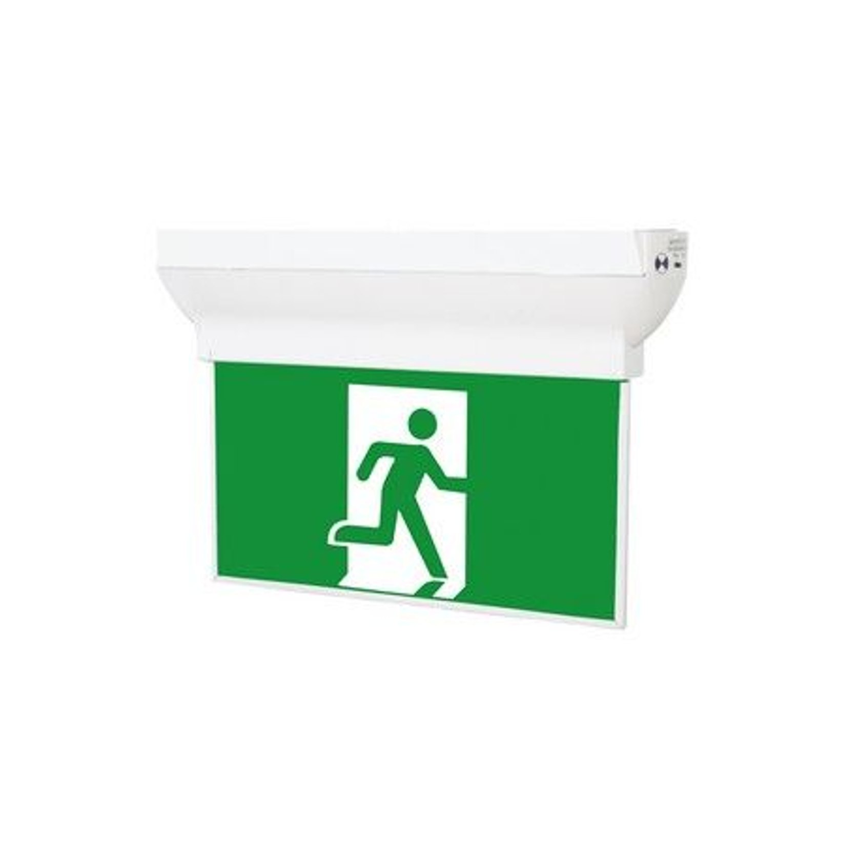 Viewing Distance Razor II Pro Surface Mounted Exit Sign | ArchiPro AU