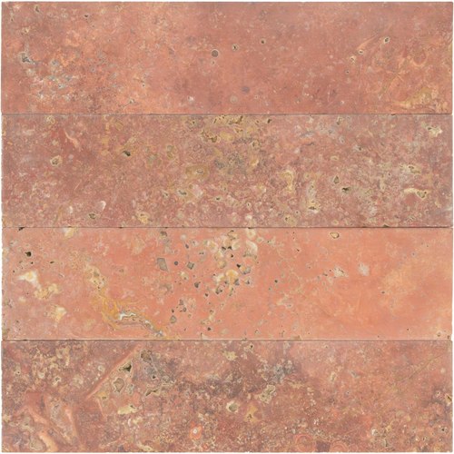 Red Pelae Red Travertine Subway
