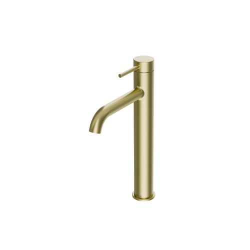 Brushed Brass Nature Tall Basin Mixer Range