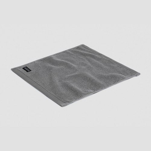 Grey Jacquard Face Washers
