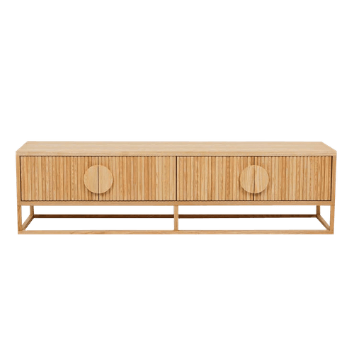 Natural Ash Soren Liv | Benjamin Ripple Entertainment Cabinet