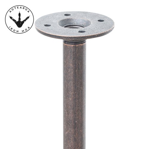 Rustic Bronze Moa Desk Base and Legs