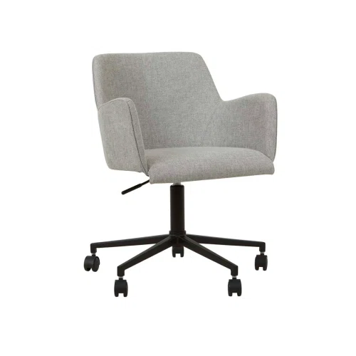 Winter Grey/Matt Black Lennox Office Chair