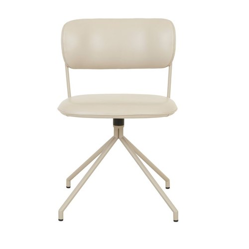 Sandstone PU/Matt Cashmere Piccolo Spider Leg Office Chair