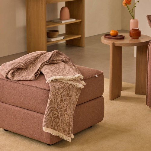 Sunset Rust Koala Sofa Bed Ottoman