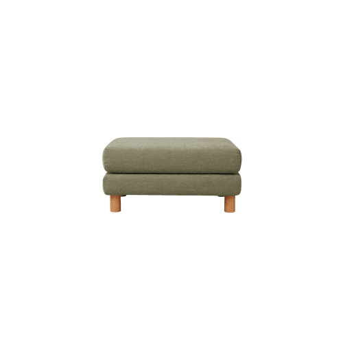 Khaki Lounging Sofa Ottoman