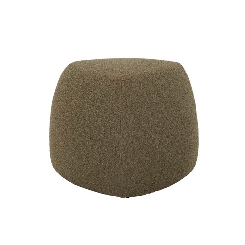Deep Olive Pebble Small Ottoman
