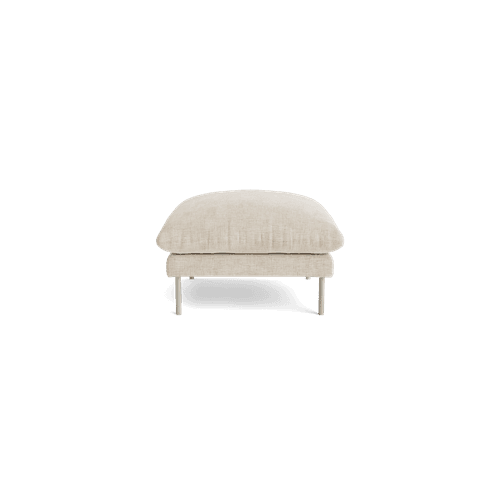 Moon Grey Suffolk Ottoman