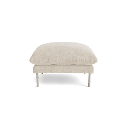 Moon Grey Suffolk Ottoman