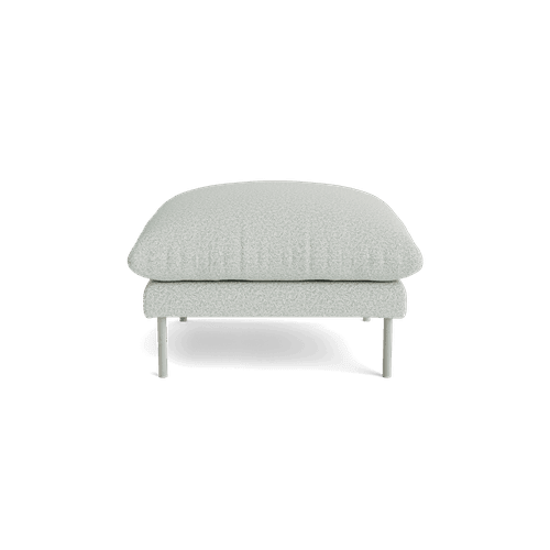 Sea Foam Suffolk Ottoman