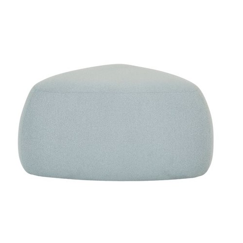 Powder Blue Pebble Large Ottoman