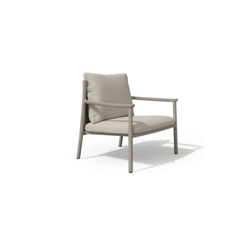 Linen Alu Lucca Lounge Chair