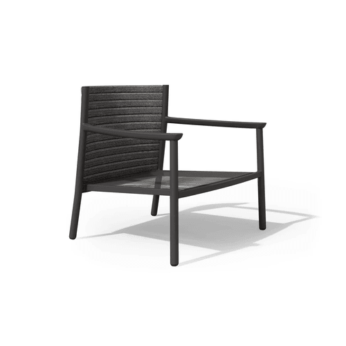 Wenge Alu Lucca Lounge Chair