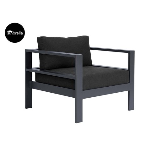 Dark Grey Sandpiper Outdoor  ArmChair