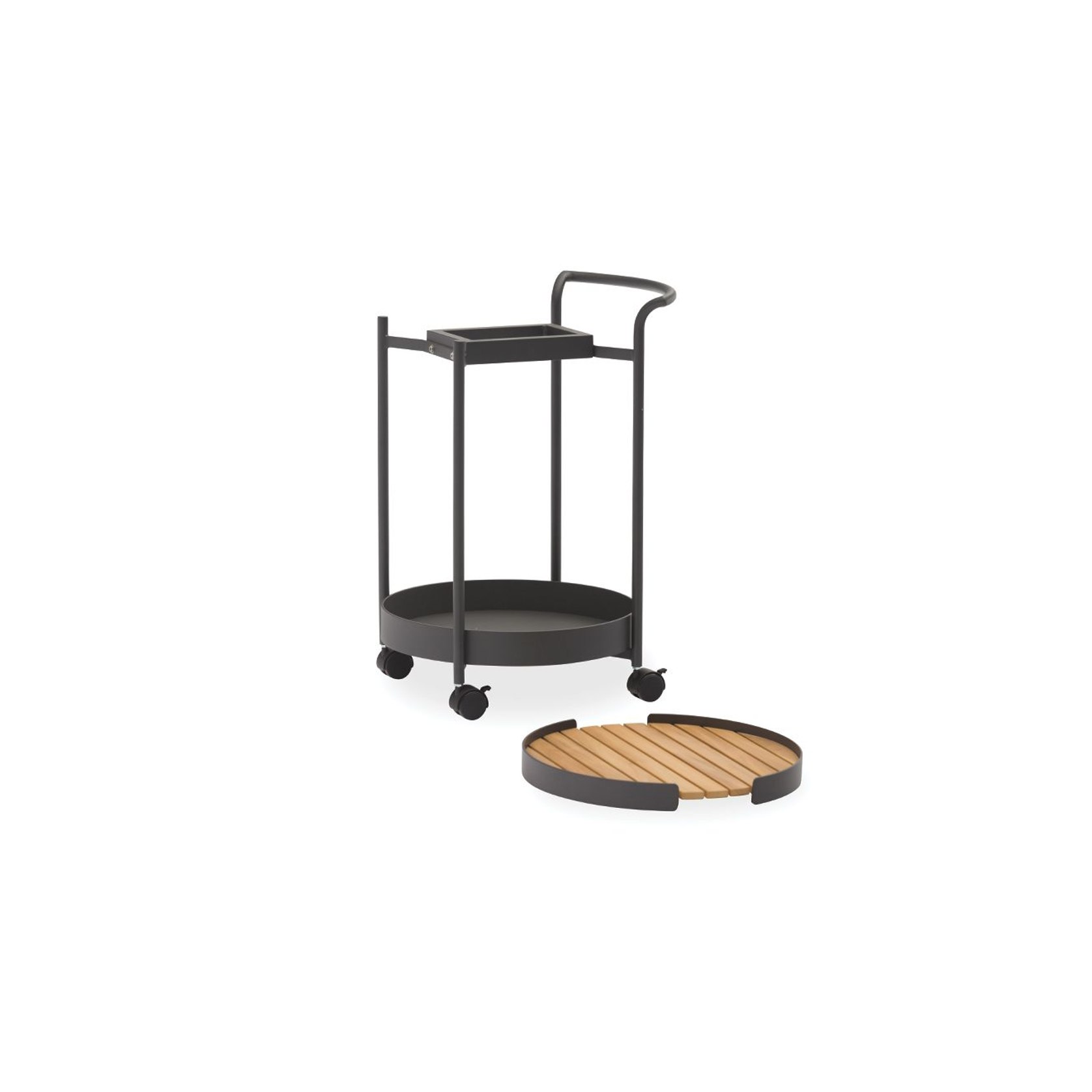 Fino Outdoor Bar Cart Charcoal ArchiPro AU