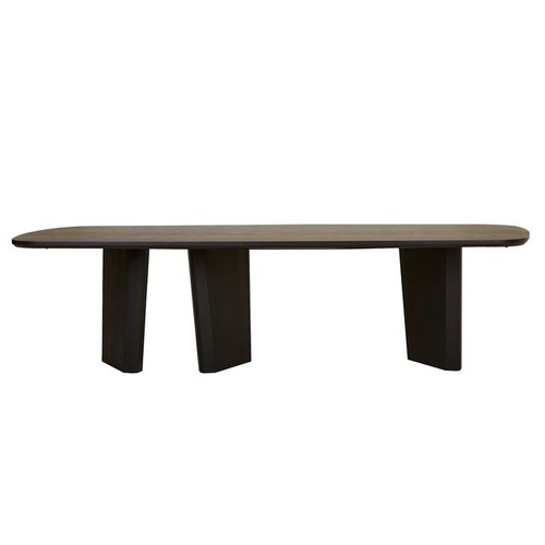 Black Oak Jasper Asymmetric Dining Table