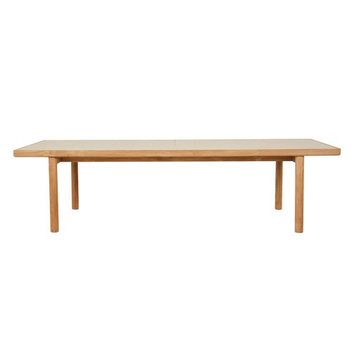 Crema/Natural Cannes Quadra Dining Table
