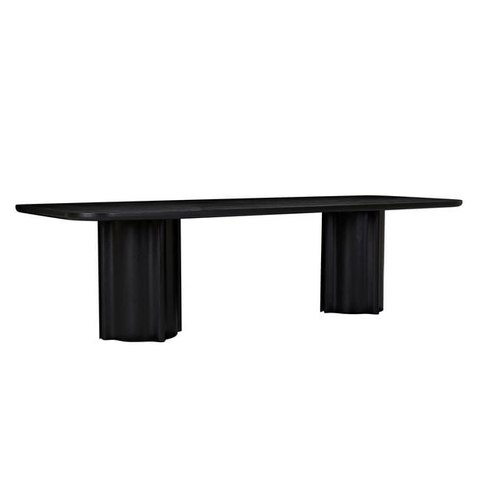 Matt Black Leon Dining Table