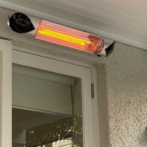 SILVER Moderno Infrared Outdoor & Indoor Heater (Standard)