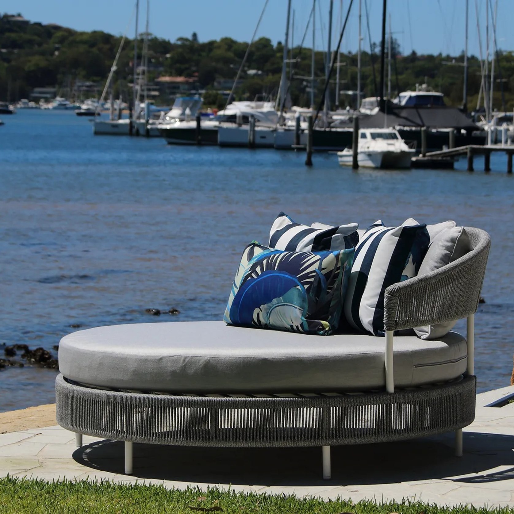 Nivala Rope Daybed Grey Chine ArchiPro AU