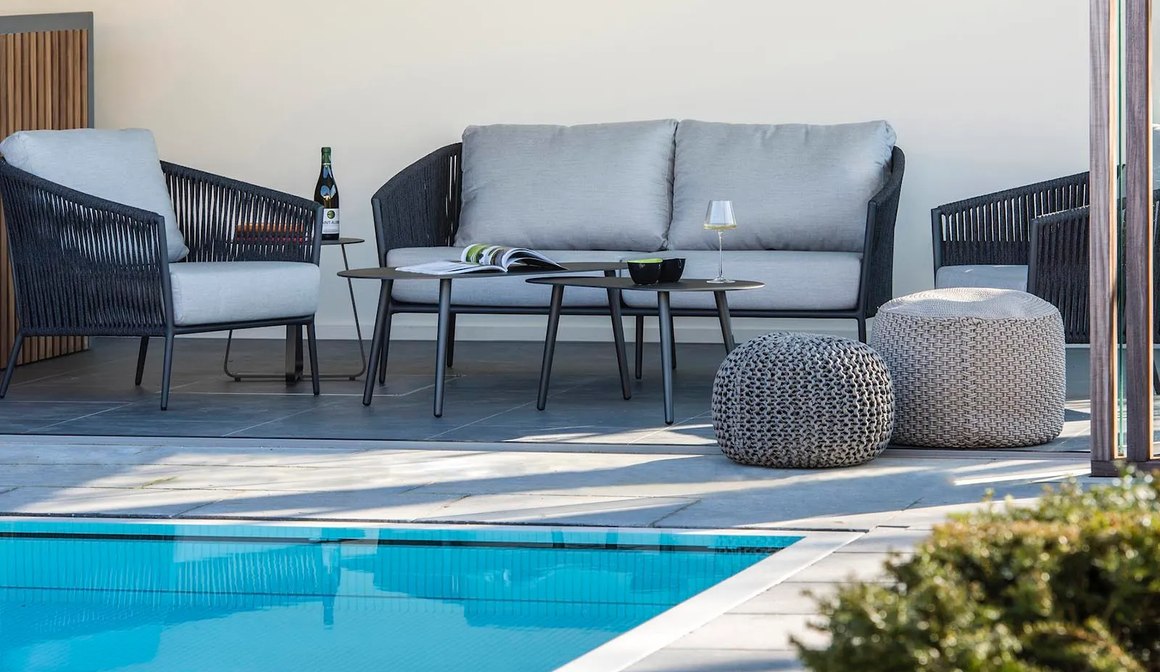 Gizella 4pc Outdoor Sofa Setting - Lounge Seating AU | ArchiPro AU