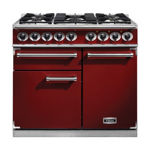 Cherry Red Falcon | 1000 Deluxe Range Cooker